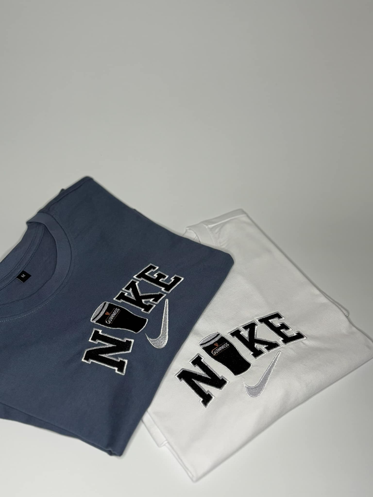 NKE Embroidered Guinness Oversized Men T-Shirts