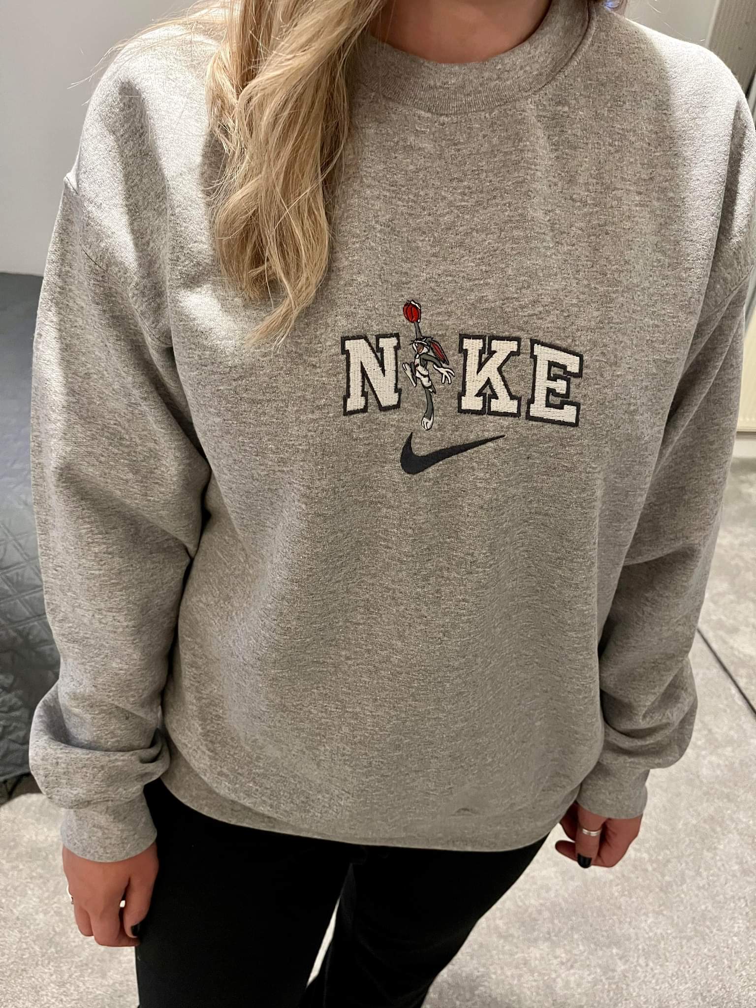 NKE Embroidered Unisex Bunny Sweater/Hoodie