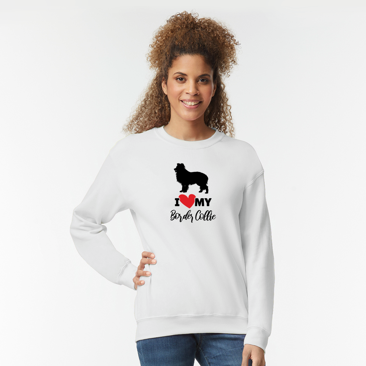 I Love My Border Collie - Unisex Sweatshirt/Hoodie