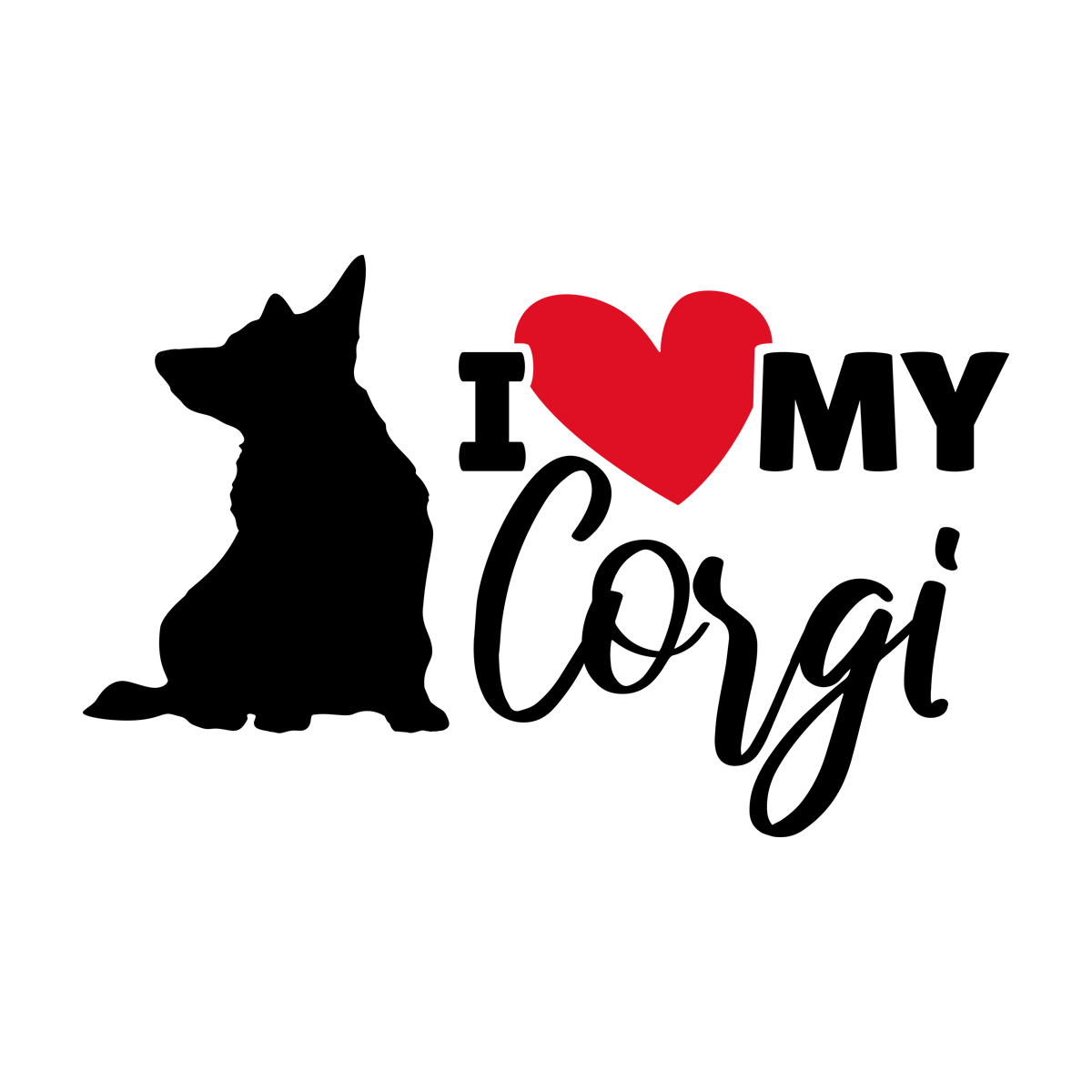 I Love My Labrador Dog Unisex Hooded Sweatshirt