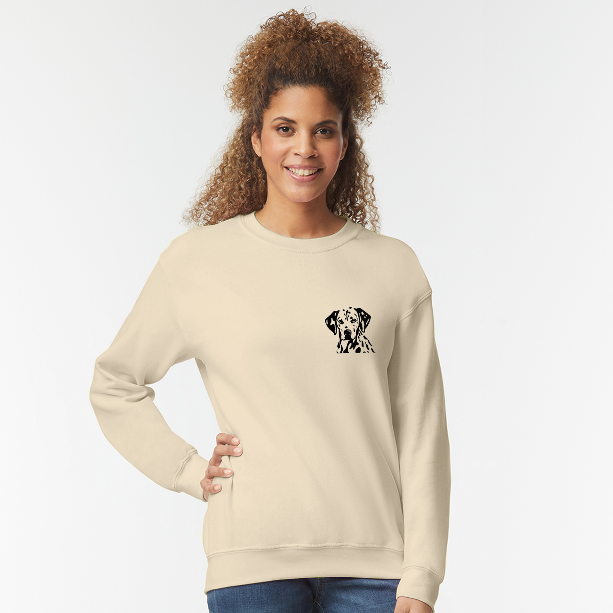 Dalmatian - Embroidered Unisex Sweatshirt