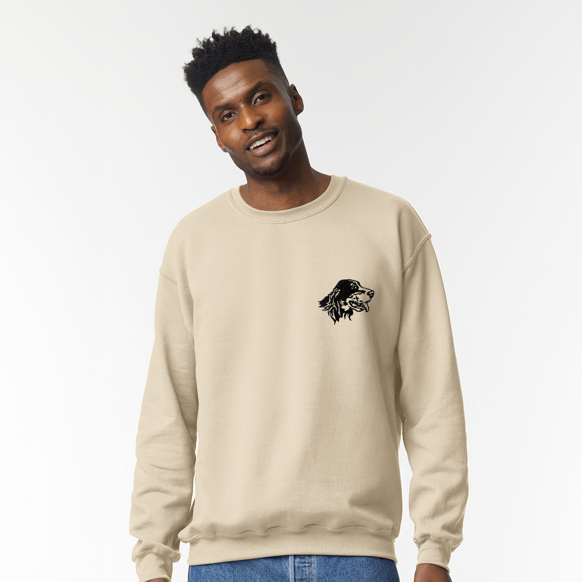 English Setter - Embroidered Unisex Sweatshirt