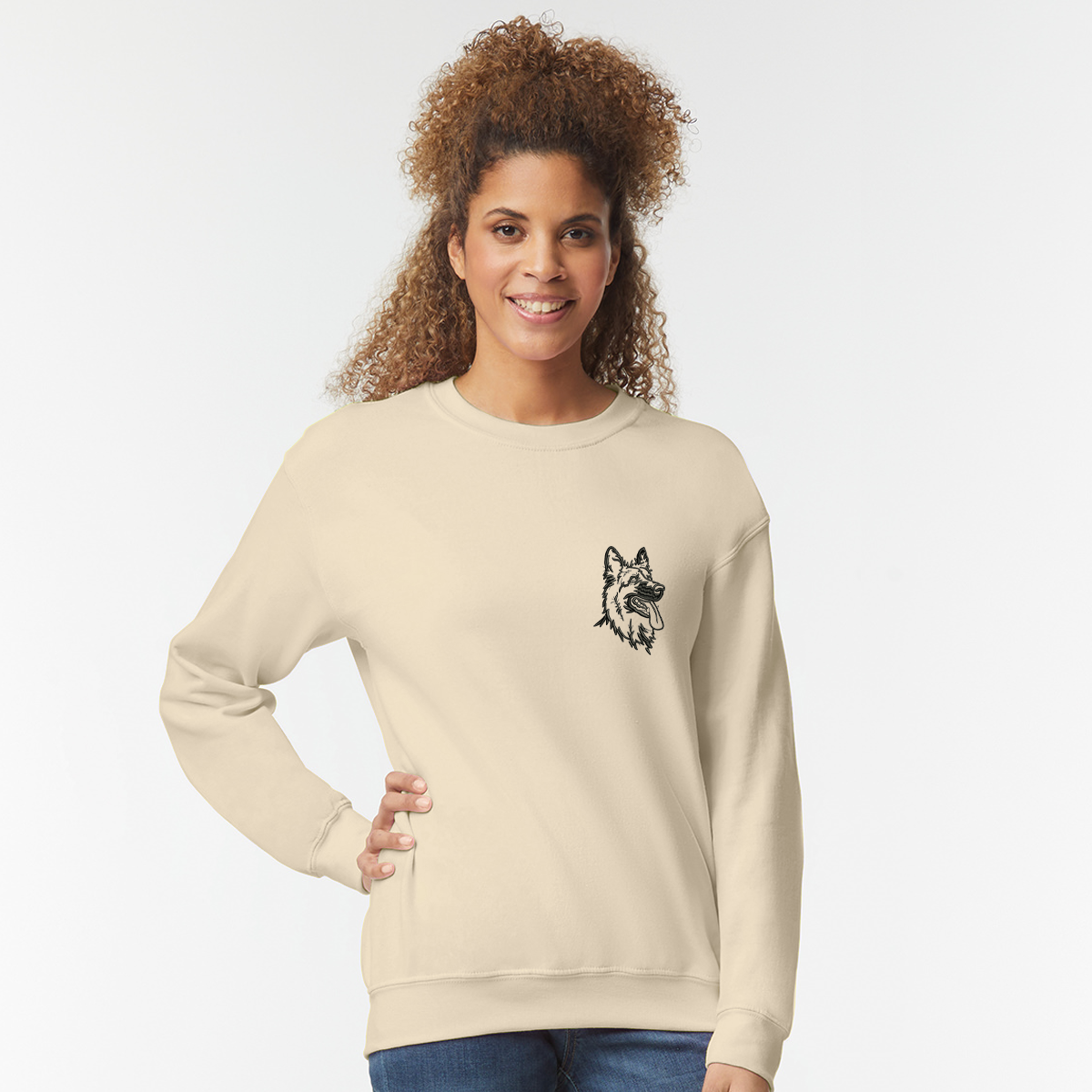German Shepherd - Embroidered Unisex Sweatshirt