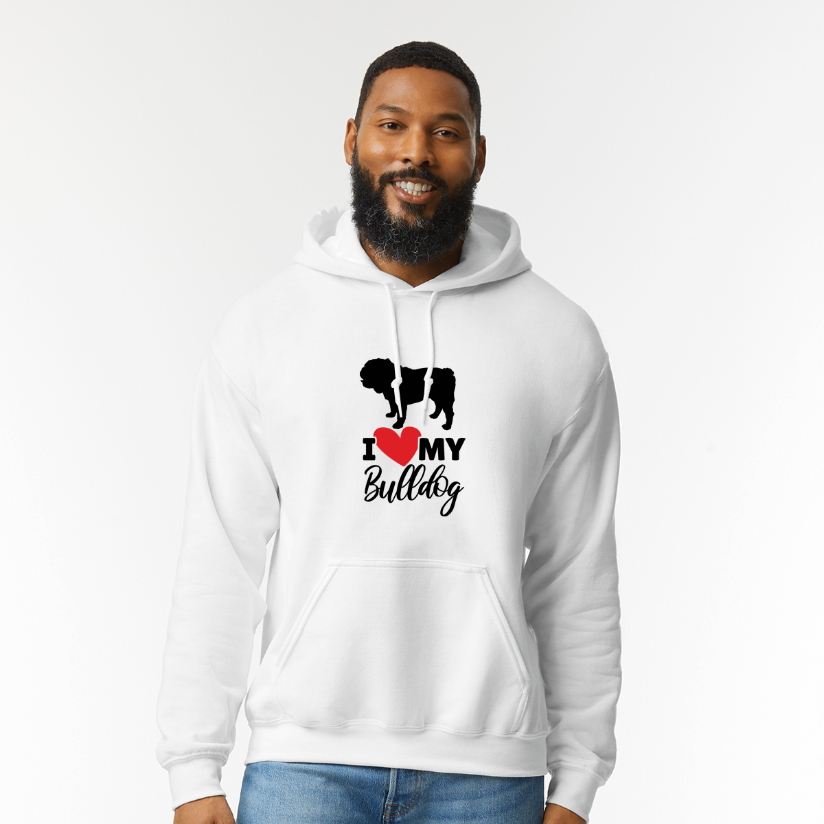 I Love My Labrador Dog Unisex Hooded Sweatshirt