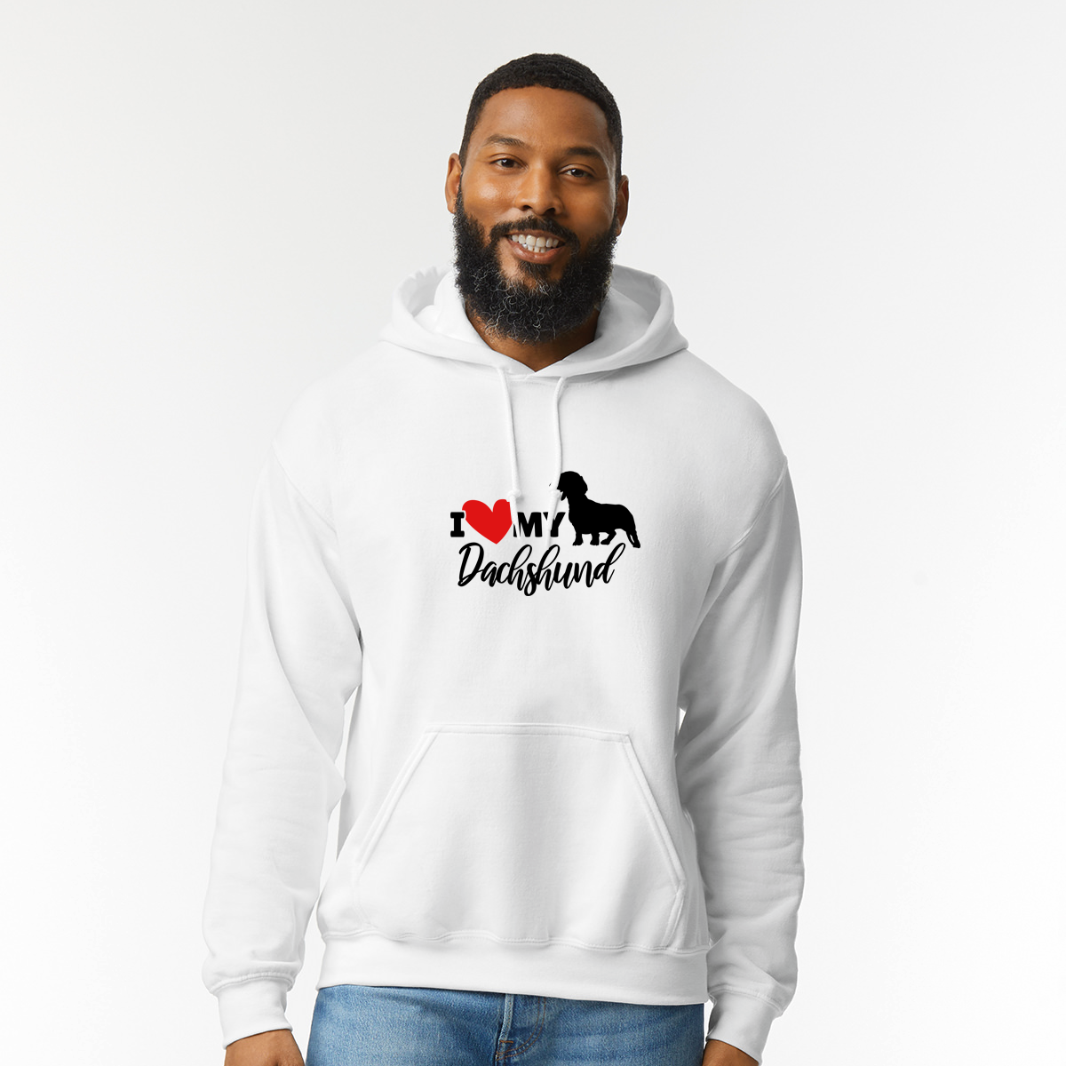 I Love My Dachshund - Sweatshirt/Hoodie