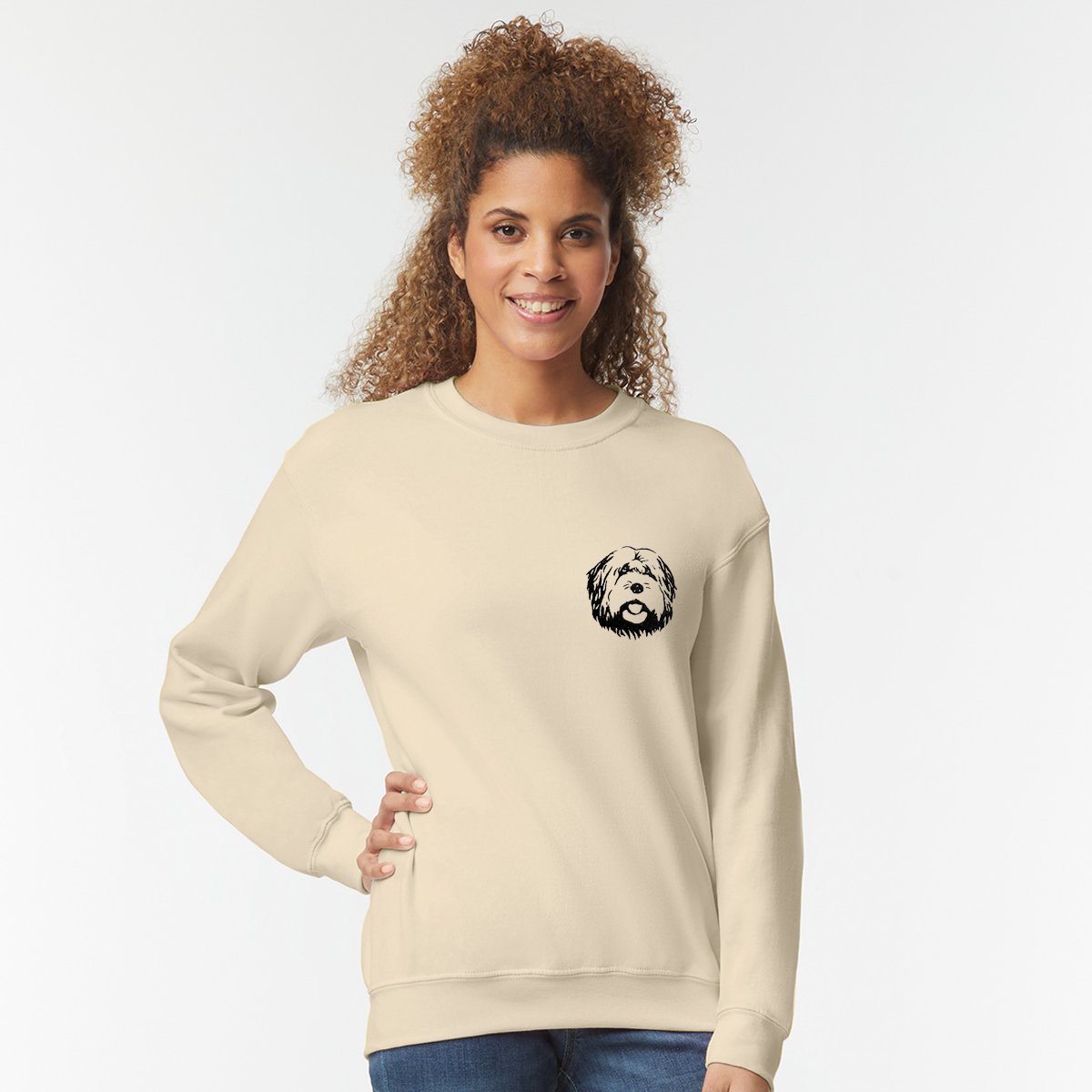 Old English Sheepdog - Embroidered Unisex Sweatshirt