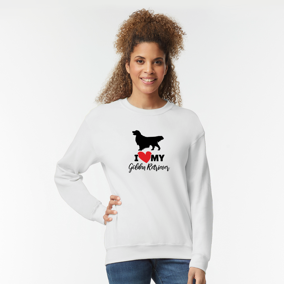 I Love My Golden Retriever - Unisex Sweatshirt/Hoodie
