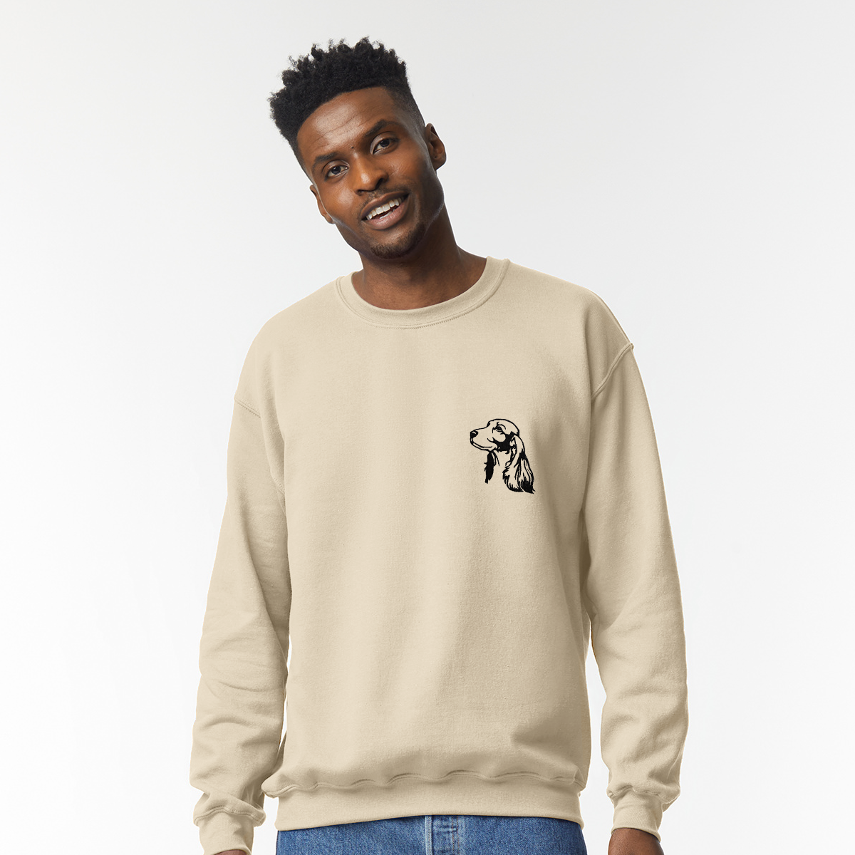 Cocker Spaniel - Embroidered Unisex Sweatshirt