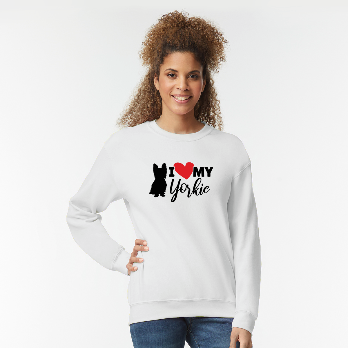 I Love My Yorkie - Unisex Sweatshirt/Hoodie
