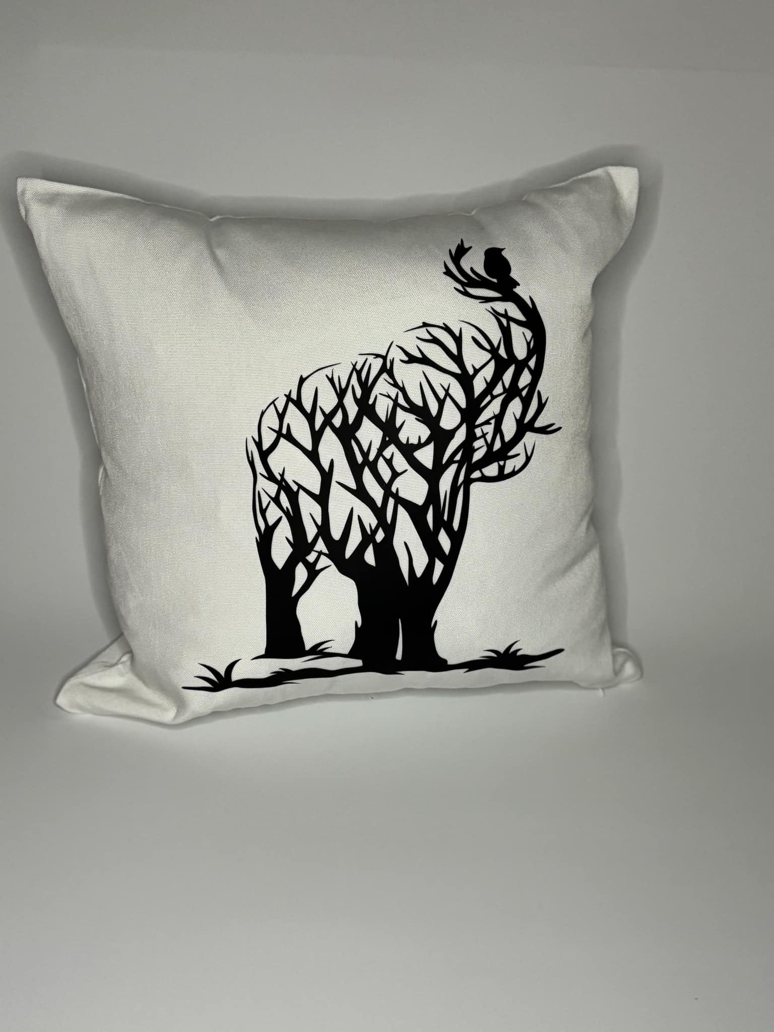 Tree Art Printed Cotton Canvas Cushions