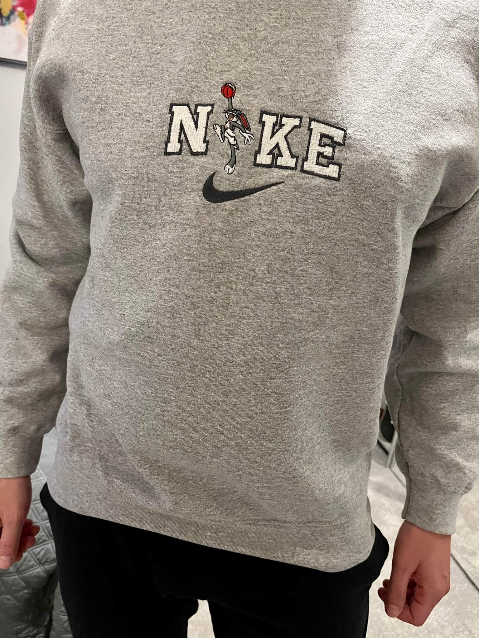 NKE Embroidered Unisex Bunny Sweater/Hoodie