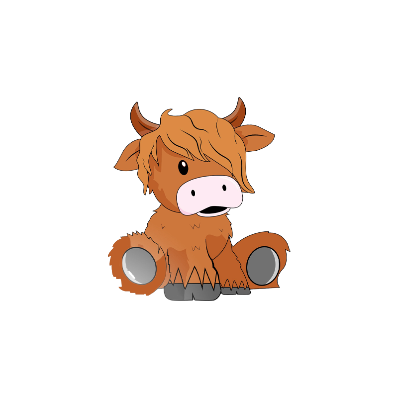 Highland Cow 2 - Unisex Embroidered Beanie